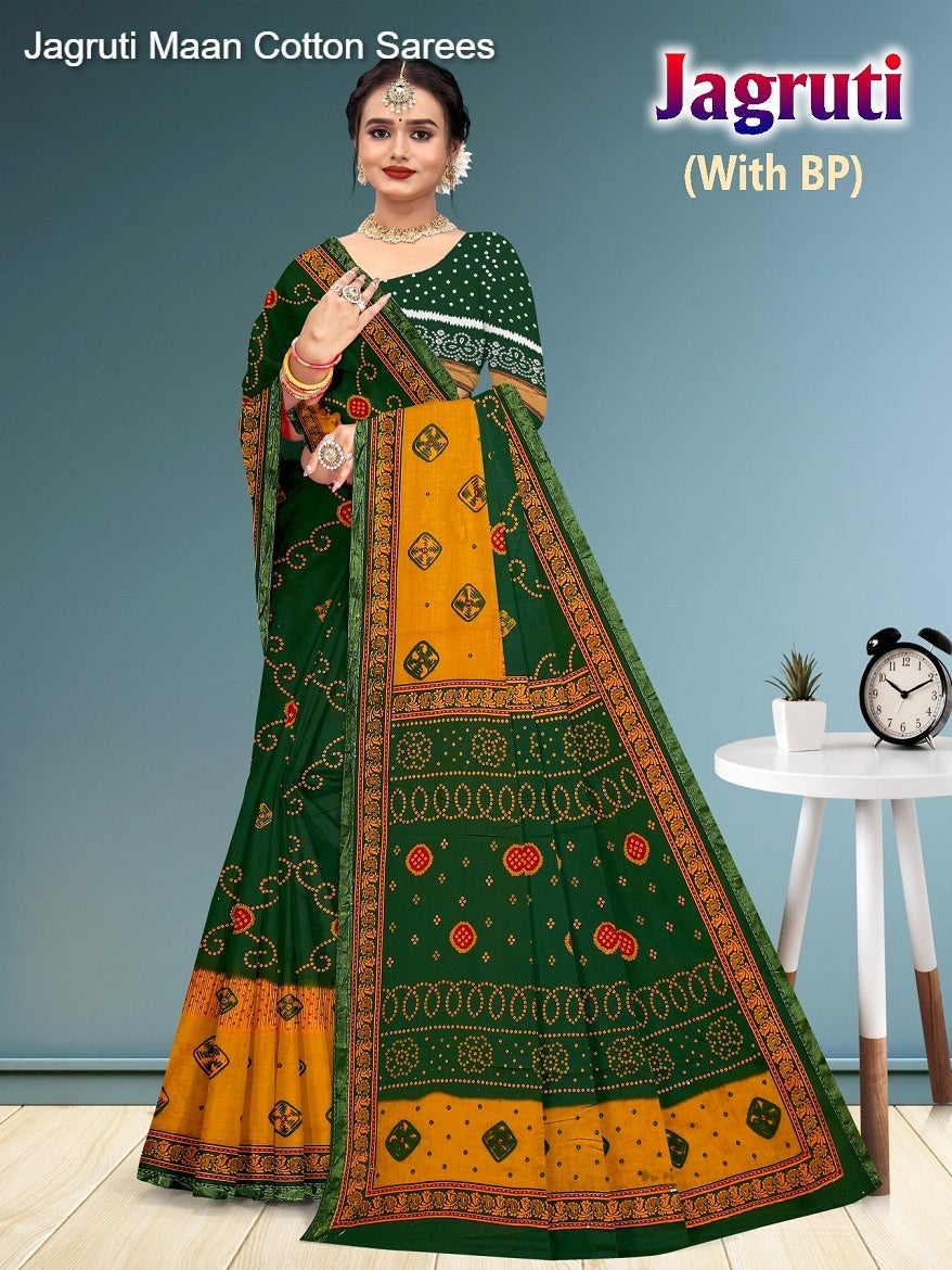 Jagruti Maan Cotton Sarees Wholesale Price