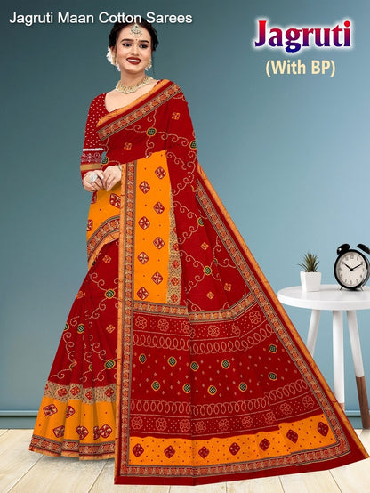 Jagruti Maan Cotton Sarees Wholesale Price