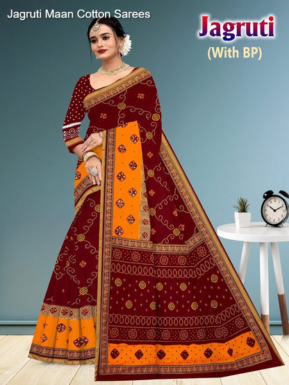 Jagruti Maan Cotton Sarees Wholesale Price