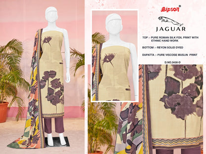 Jaguar 3430 Bipson Prints Roman Silk Pant Style Suits Exporter