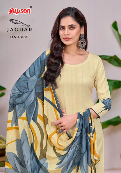 Jaguar 3468 Bipson Prints Pure Jaam Pant Style Suits Wholesale Price