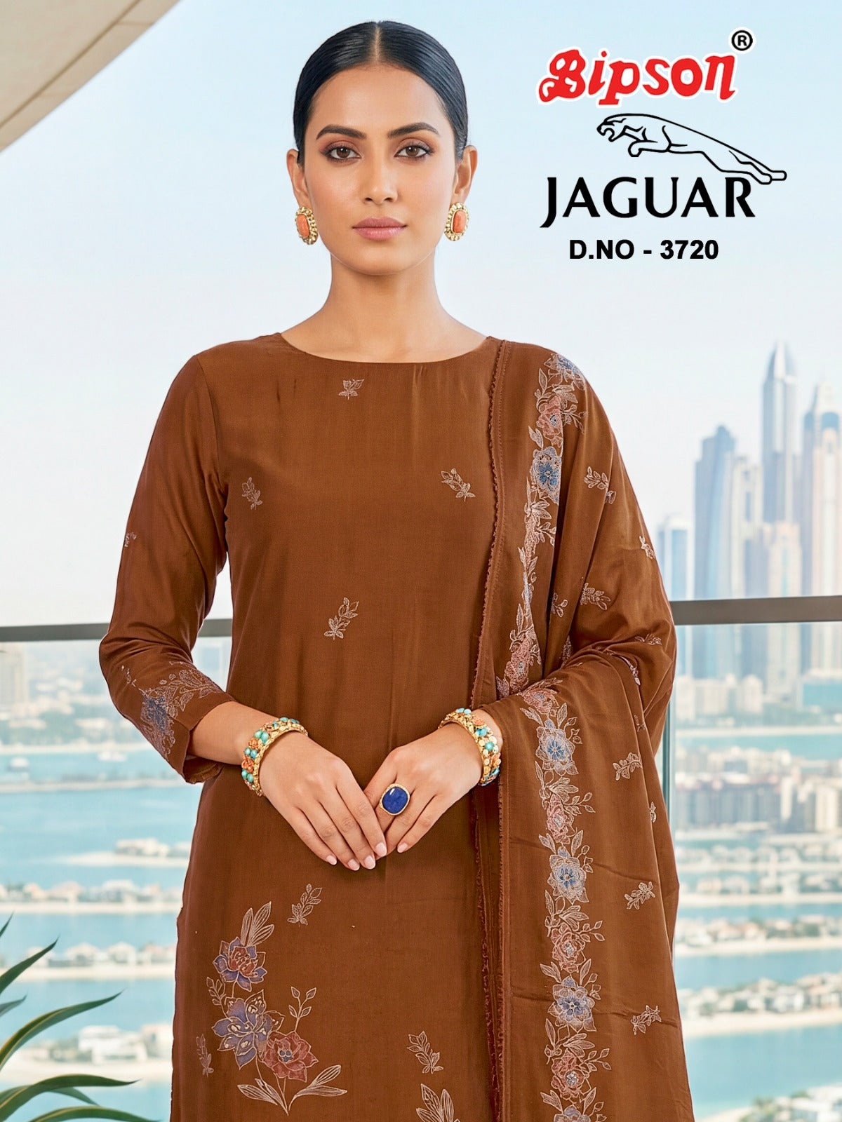 Jaguar 3720 Bipson Prints Roman Silk Pant Style Suits Manufacturer Ahmedabad
