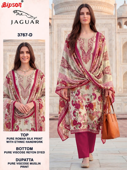 Jaguar 3767 Bipson Prints Roman Silk Pant Style Suits Supplier India