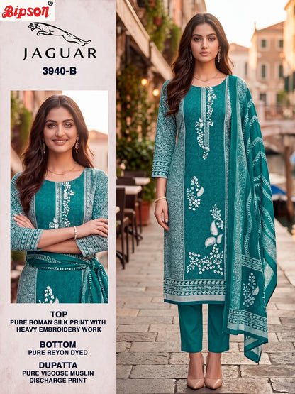 Jaguar 3940 Bipson Prints Roman Silk Pant Style Suits Supplier India