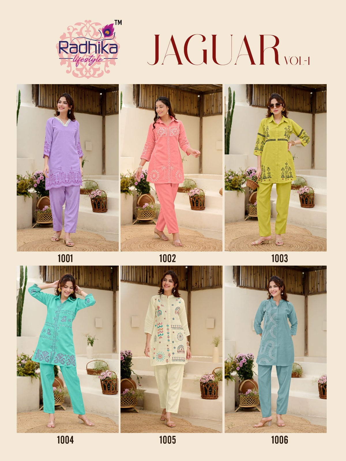 Jaguar Vol 1 Radhika Lifestyle Vertican Co Ord Set Supplier Ahmedabad