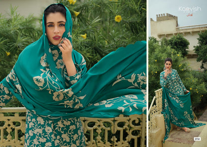 Jahaan Kaavish Viscose Pashmina Suits Wholesaler India