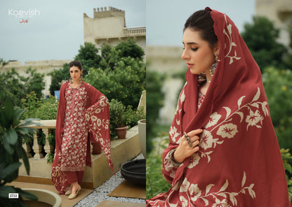 Jahaan Kaavish Viscose Pashmina Suits Wholesaler India