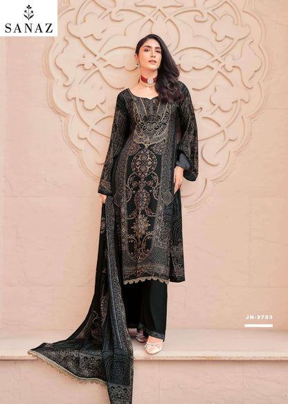Jahaan Sanaz Viscose Muslin Pant Style Suits Wholesale Price