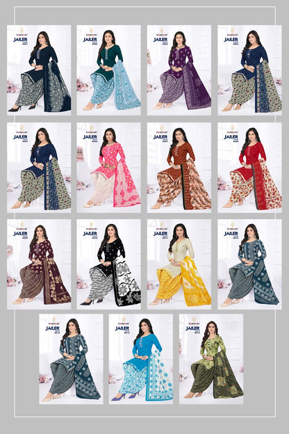 Jailer Vol 4 With Inner Kamna4U Readymade Cotton Patiyala Suits Exporter