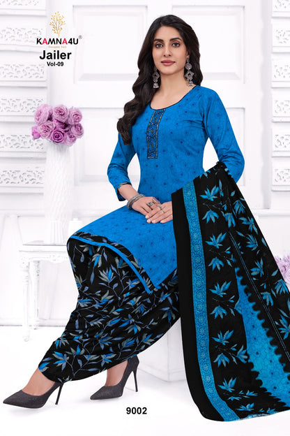 Jailer Vol 9 Kamna4U Readymade Cotton Patiyala Suits Wholesaler Ahmedabad
