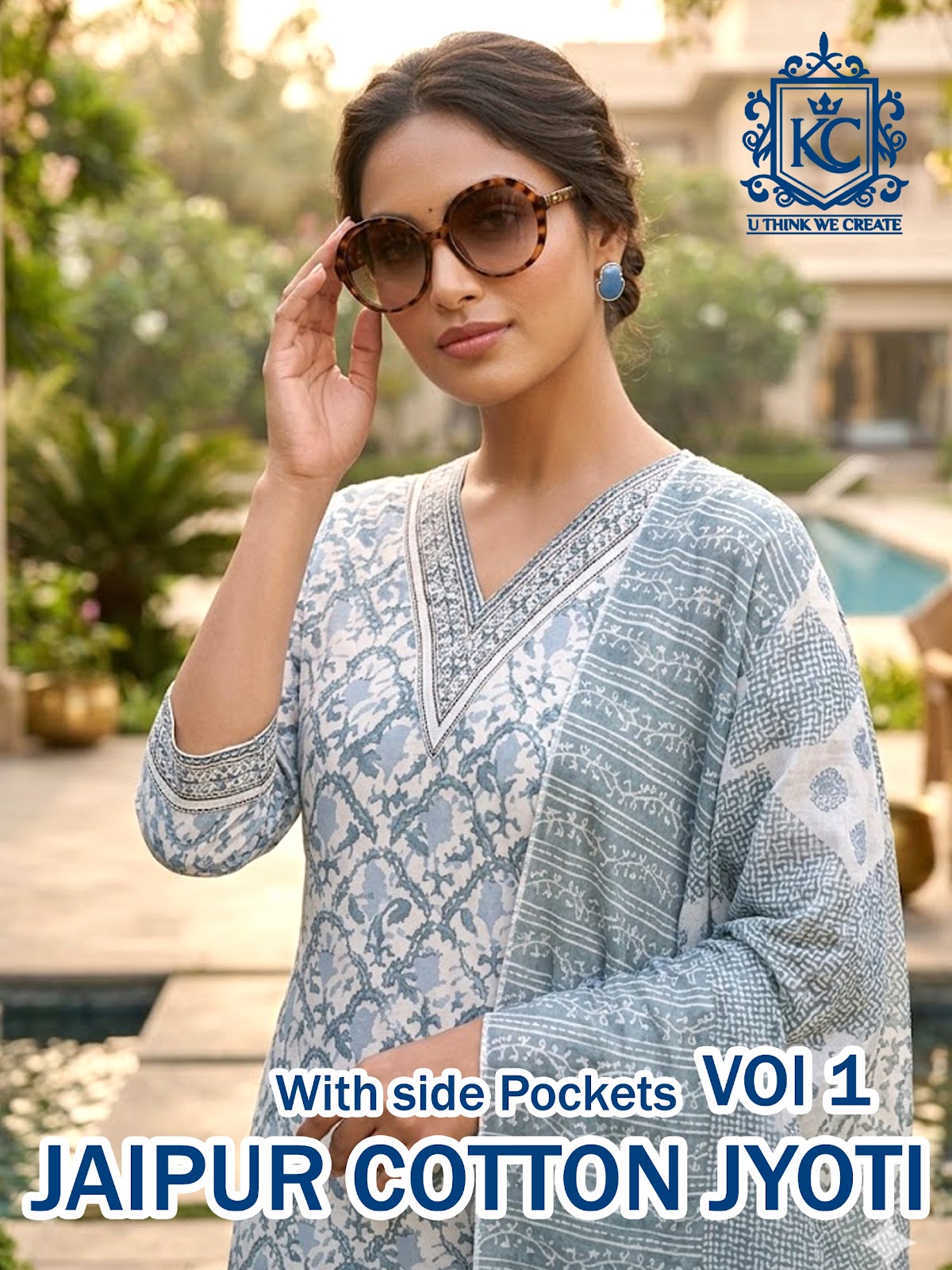 Jaipur Cotton Jyoti Vol 1 Kcf Readymade Pant Style Suits Wholesale Rate