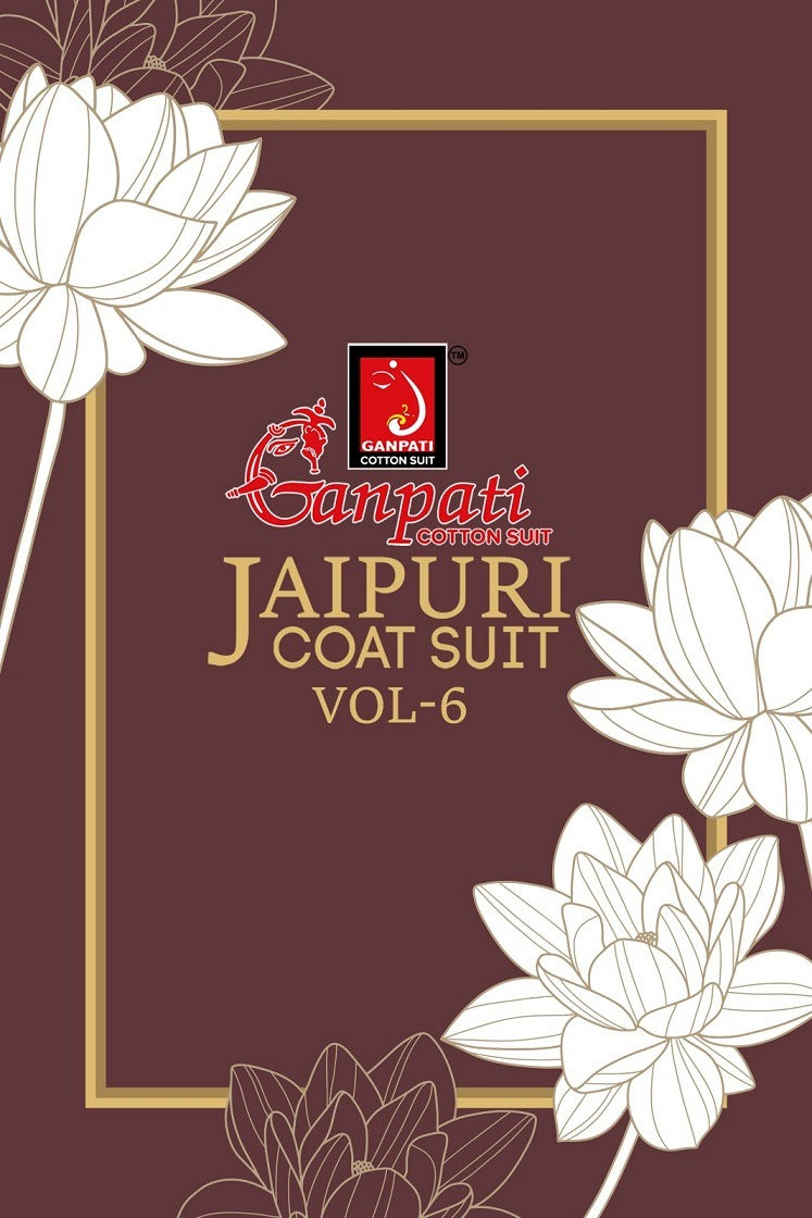 Jaipuri Coat Vol 6 Ganpati Cotton Co Ord Set Exporter India