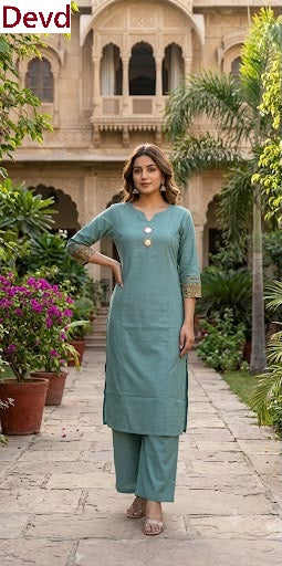 Jaipuri Collection 2008 Devd Kurti Plazzo Set Wholesale Price