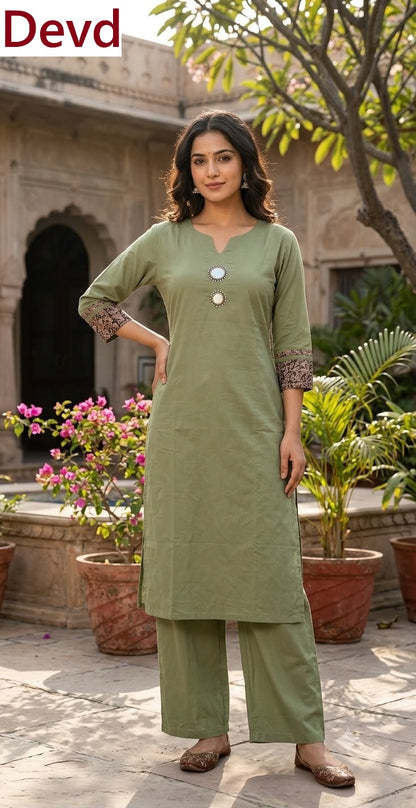 Jaipuri Collection 2008 Devd Kurti Plazzo Set Wholesale Price