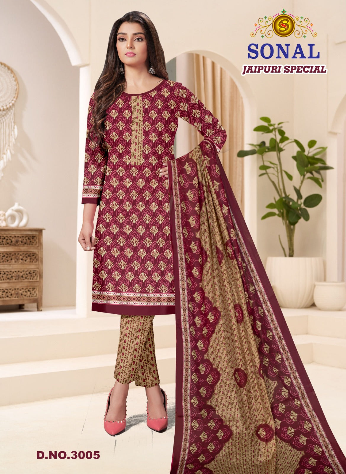 Jaipuri Special Vol 3 Sonal Textile Cotton Dress Material Wholesaler India