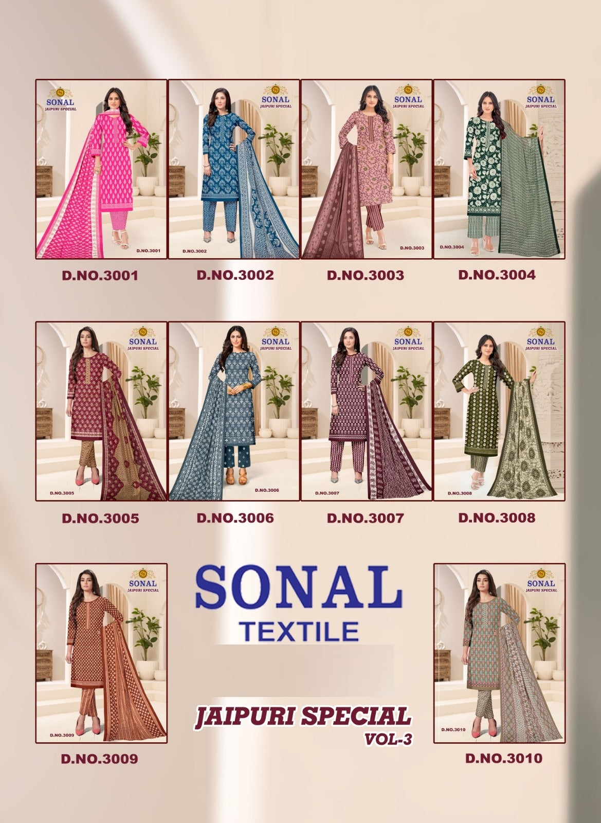Jaipuri Special Vol 3 Sonal Textile Cotton Dress Material Wholesaler India