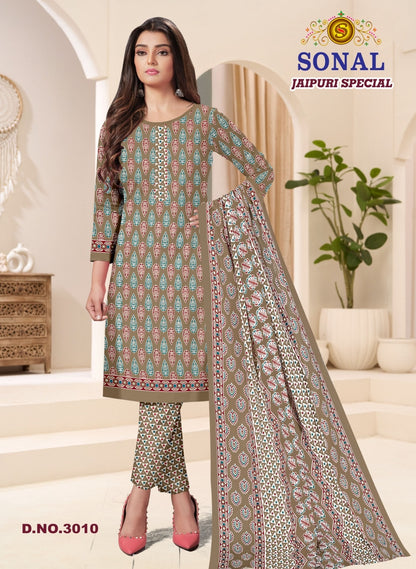 Jaipuri Special Vol 3 Sonal Textile Cotton Dress Material Wholesaler India
