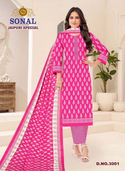 Jaipuri Special Vol 3 Sonal Textile Cotton Dress Material Wholesaler India