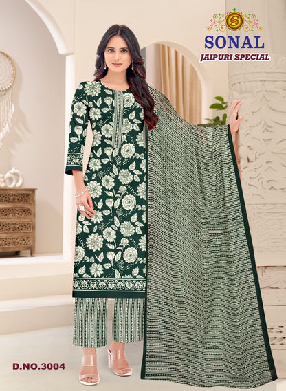 Jaipuri Special Vol 3 Sonal Textile Cotton Dress Material Wholesaler India