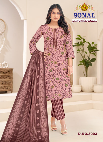 Jaipuri Special Vol 3 Sonal Textile Cotton Dress Material Wholesaler India