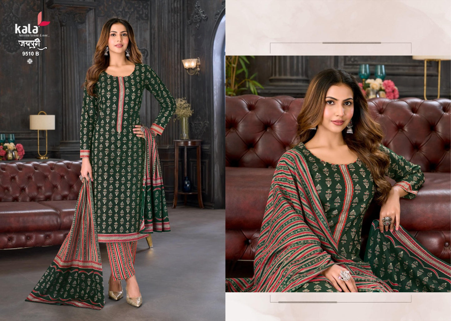 Jaipuri Vol 10 Kala Cotton Dress Material Manufacturer India
