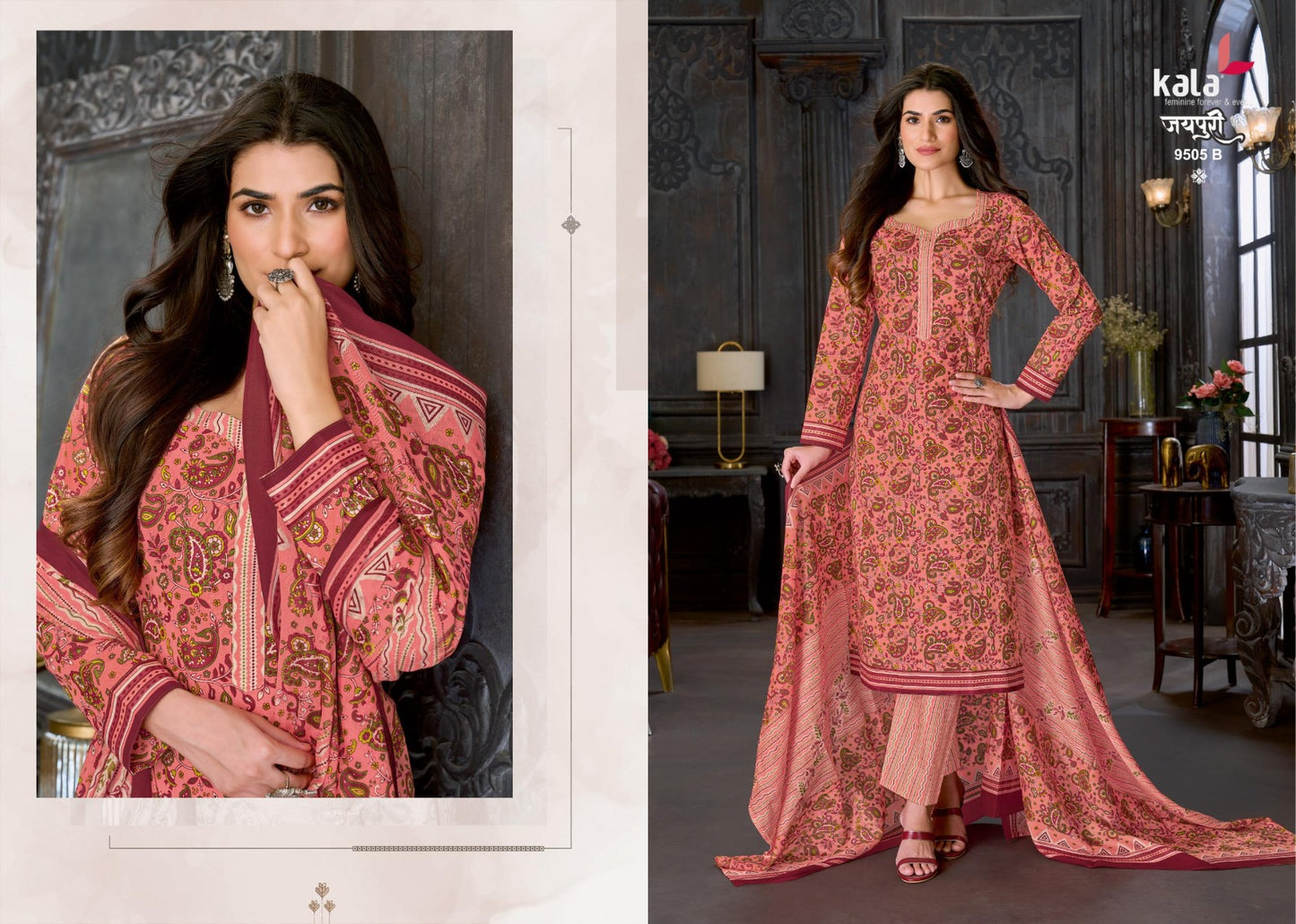 Jaipuri Vol 10 Kala Cotton Dress Material Manufacturer India