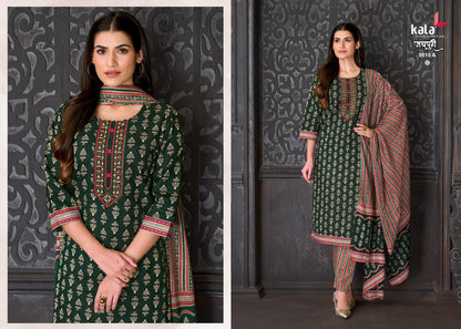 Jaipuri Vol 10 Kala Readymade Cotton Pant Suits Exporter India