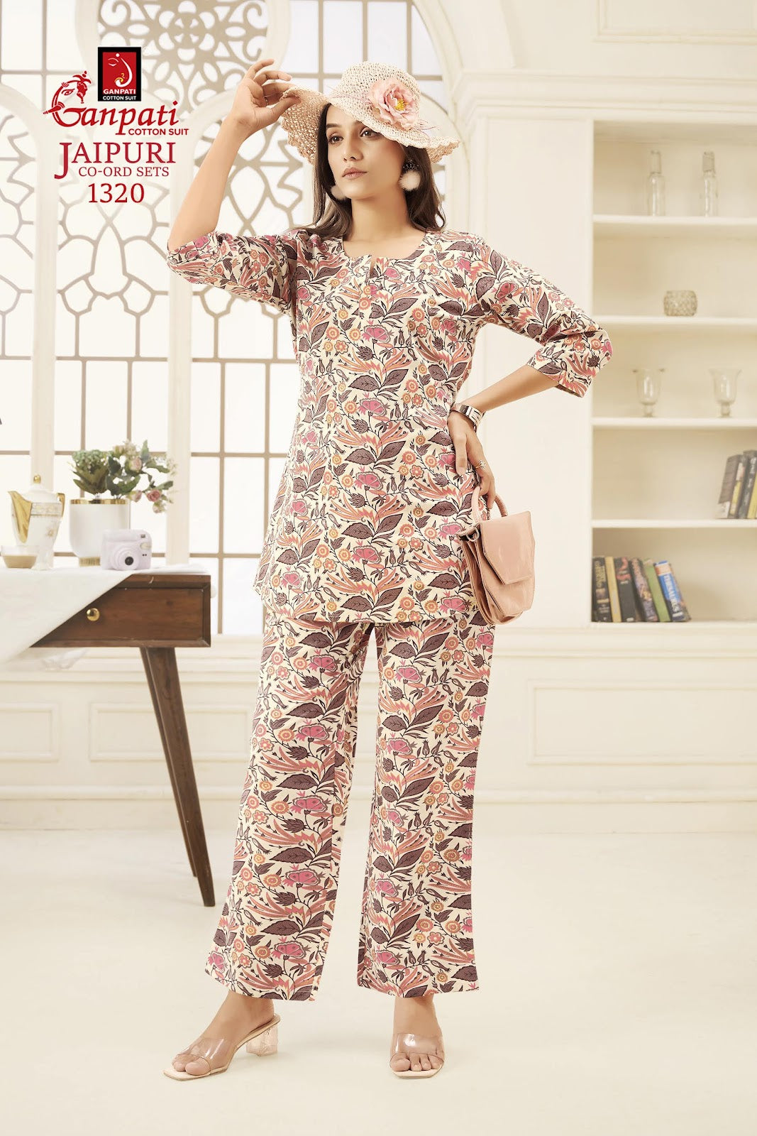 Jaipuri Vol 13 Vastra Ganpati Cotton Co Ord Set Wholesale Price