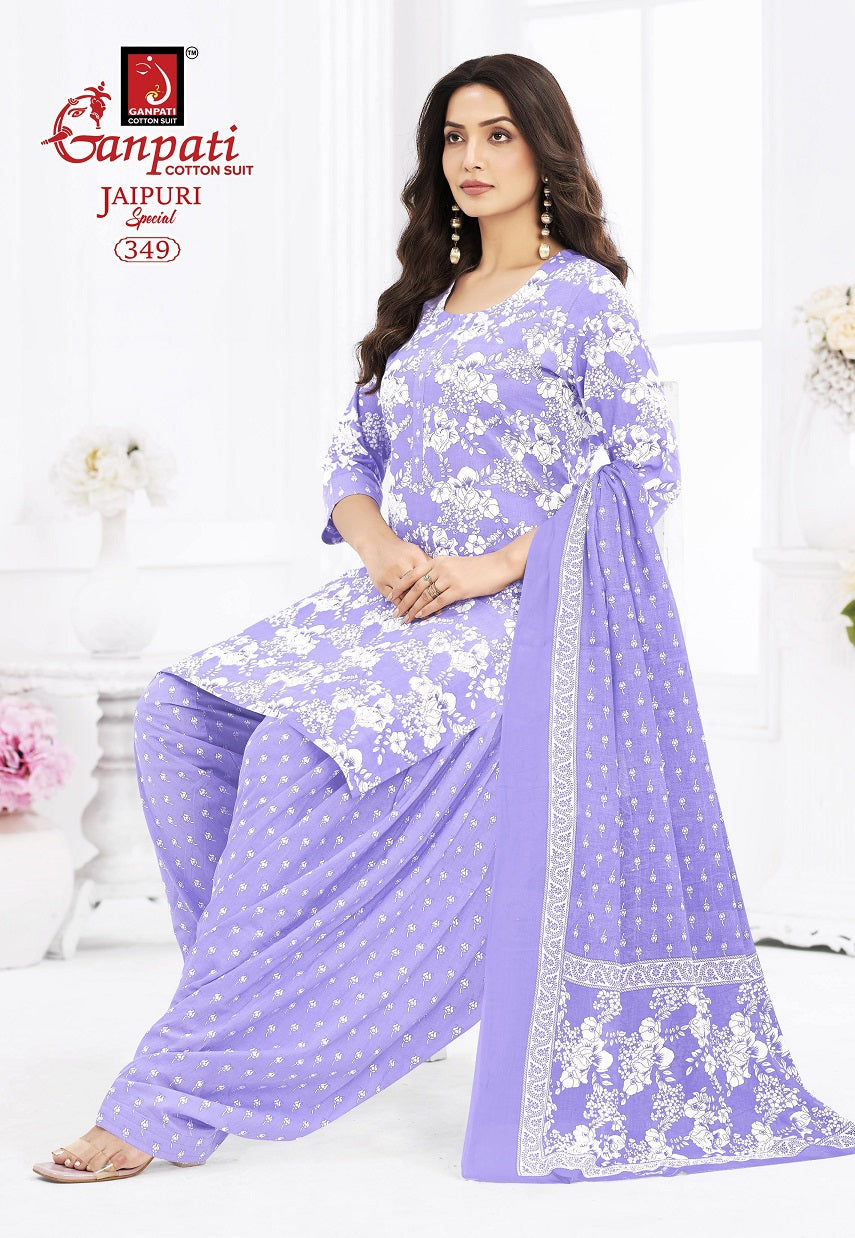Jaipuri Vol 17 Special Patiyala Ganpati Cotton Dress Material Wholesale Rate