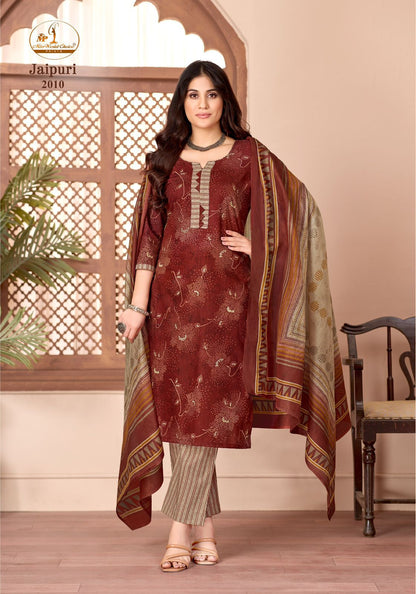 Jaipuri Vol 2 Miss World Choice Mix Cotton Pant Style Suits Exporter