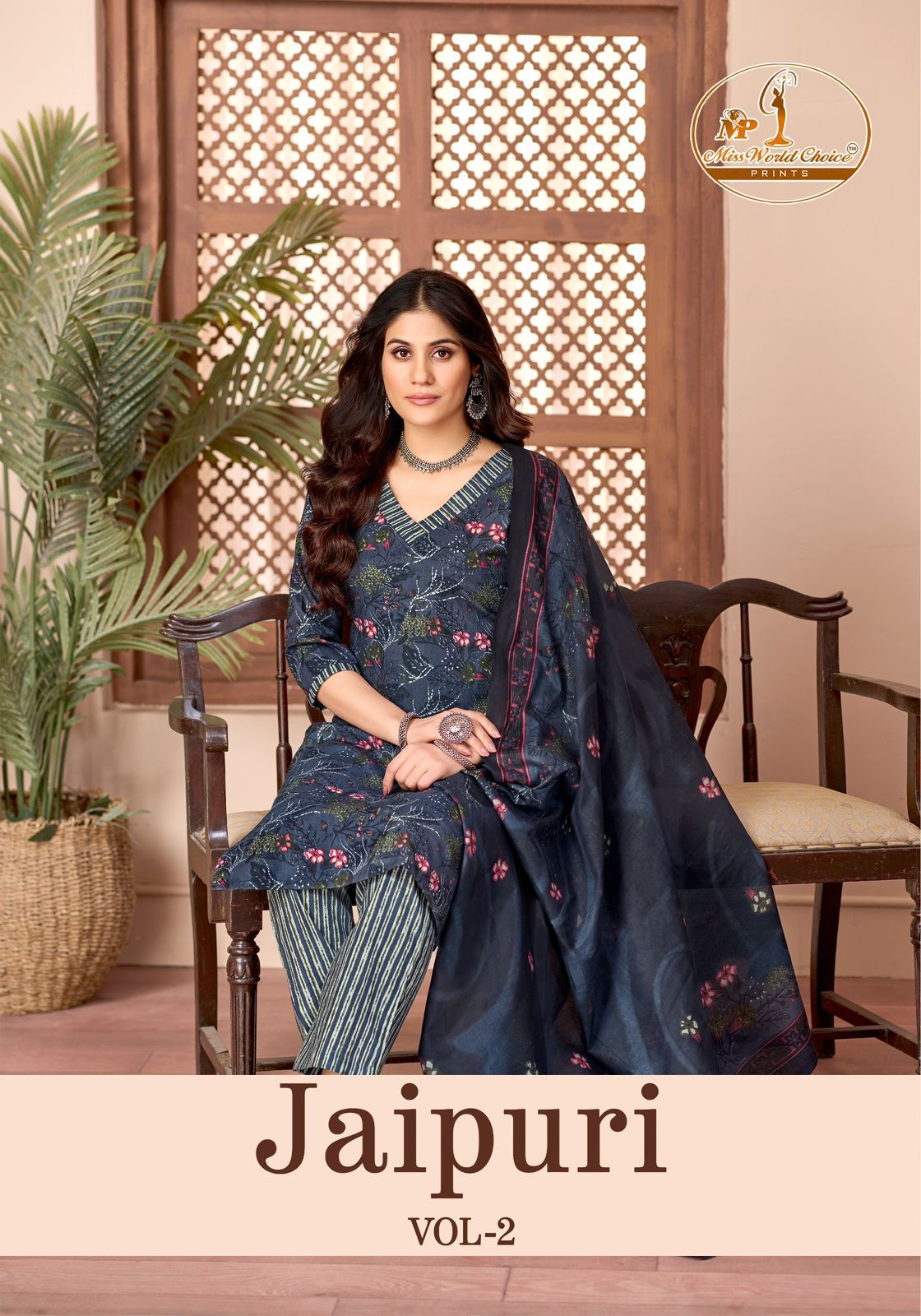 Jaipuri Vol 2 Miss World Choice Mix Cotton Pant Style Suits Exporter