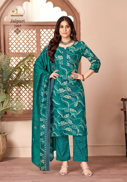 Jaipuri Vol 2 Miss World Choice Mix Cotton Pant Style Suits Exporter