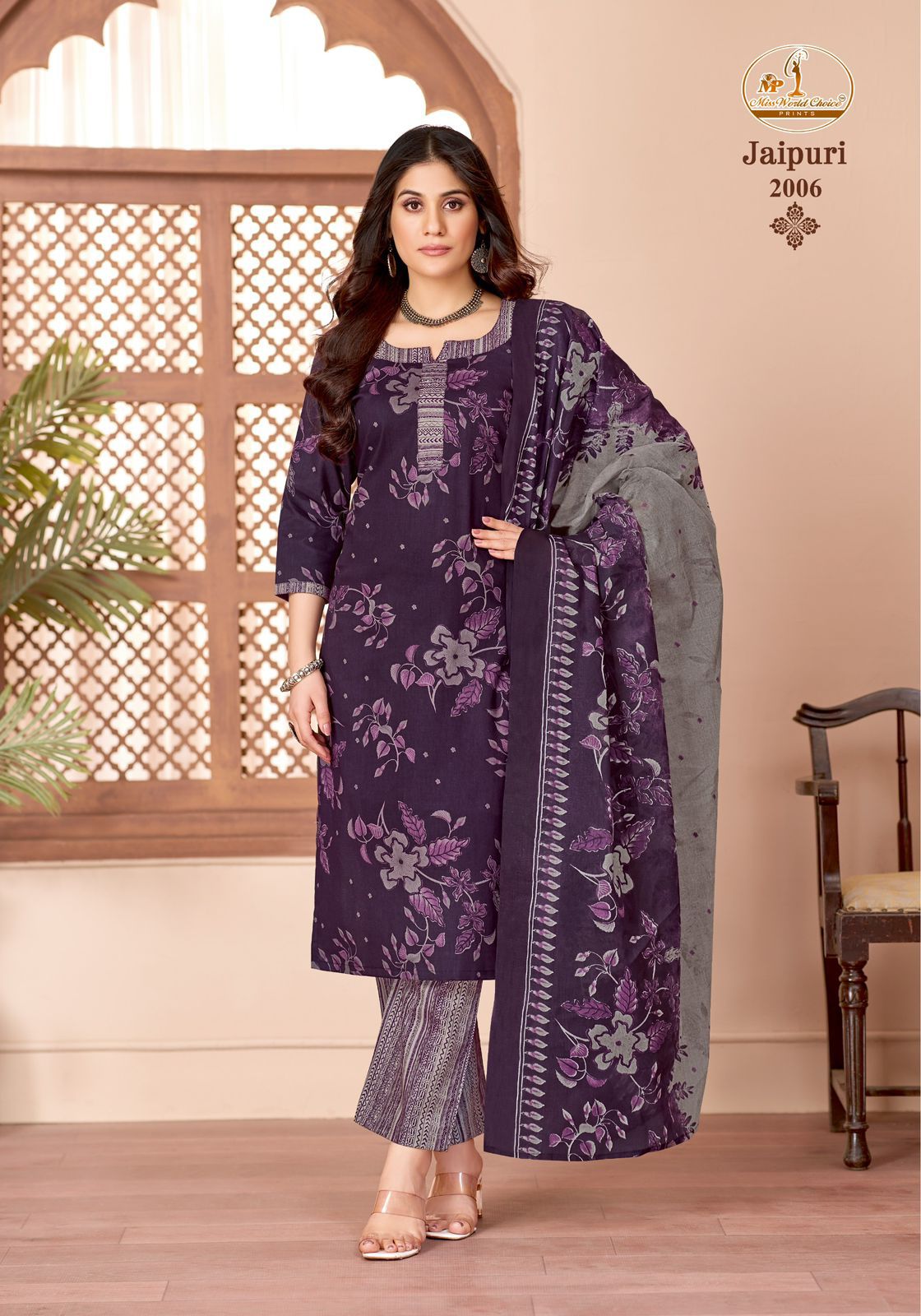 Jaipuri Vol 2 Miss World Choice Mix Cotton Pant Style Suits Exporter
