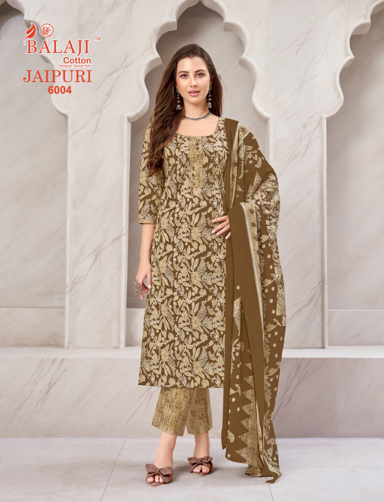 Jaipuri Vol 6 Balaji Readymade Cotton Pant Suits Wholesale