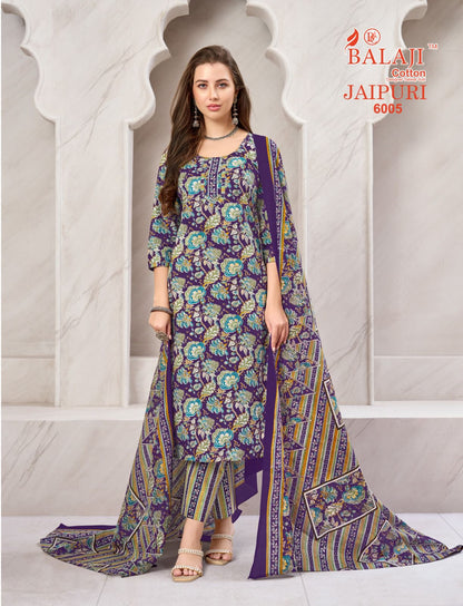 Jaipuri Vol 6 Balaji Readymade Cotton Pant Suits Wholesale