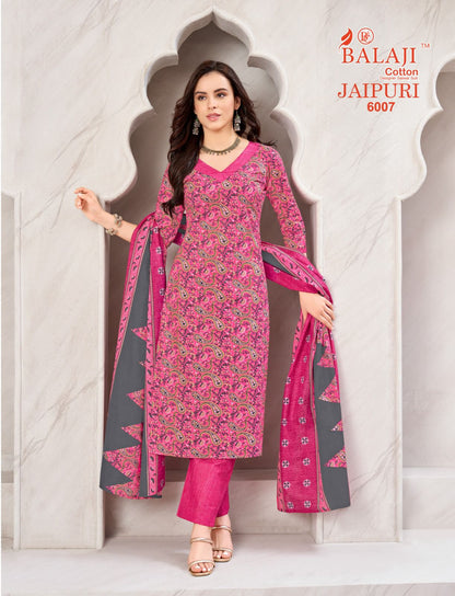 Jaipuri Vol 6 Balaji Readymade Cotton Pant Suits Wholesale