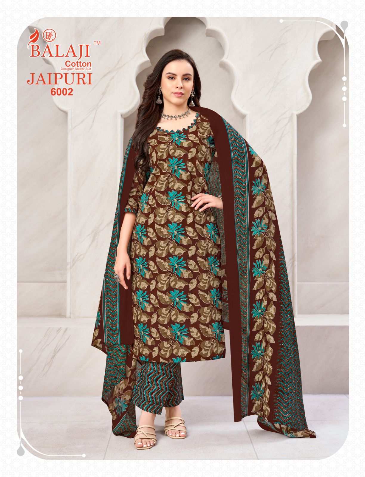 Jaipuri Vol 6 Balaji Readymade Cotton Pant Suits Wholesale