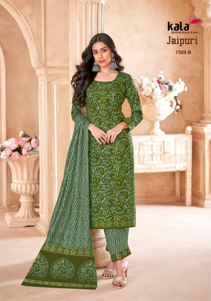 Jaipuri Vol 7 Kala Cotton Dress Material Wholesale