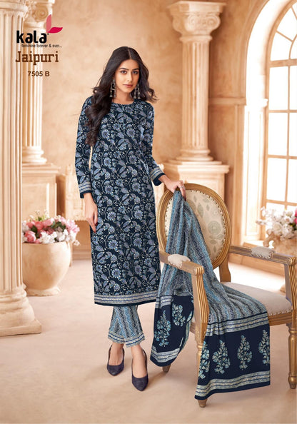 Jaipuri Vol 7 Kala Cotton Dress Material Wholesale