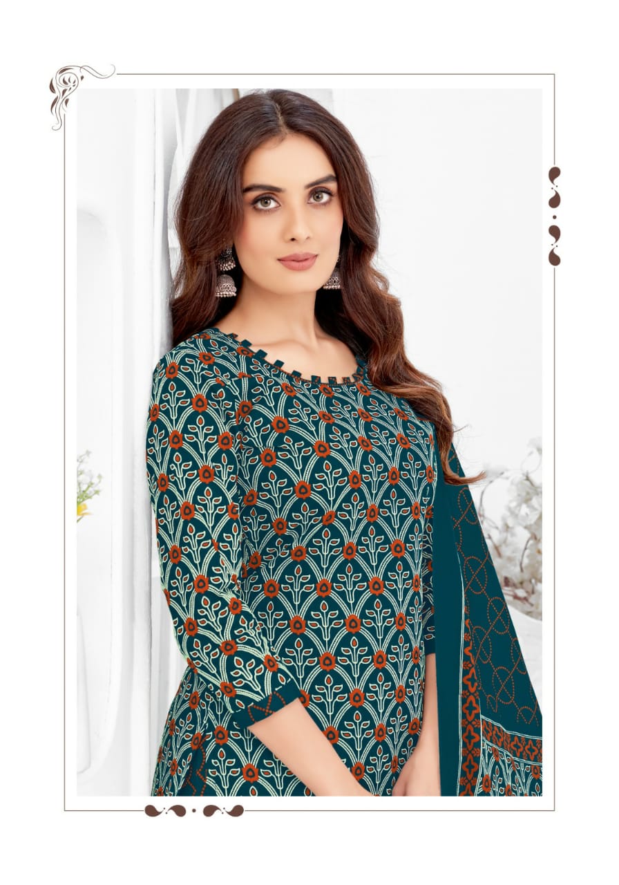 Jaipuri Vol 8 Mayur Creation Cotton Readymade Pant Style Suits Supplier