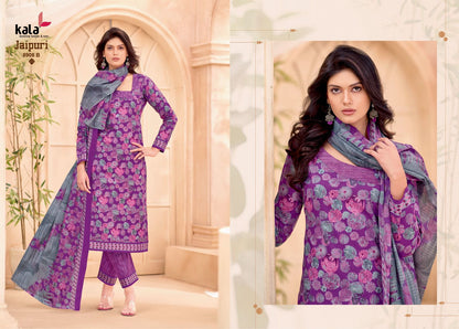 Jaipuri Vol 9 Kala Cotton Dress Material Exporter Ahmedabad