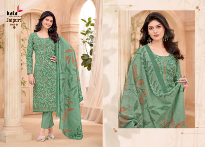 Jaipuri Vol 9 Kala Cotton Dress Material Exporter Ahmedabad