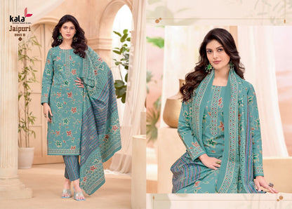 Jaipuri Vol 9 Kala Cotton Dress Material Exporter Ahmedabad