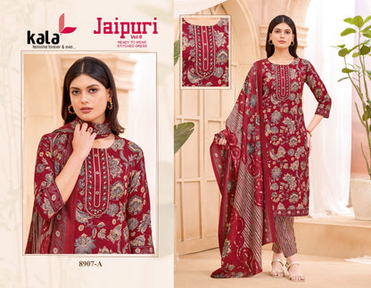 Jaipuri Vol 9 Kala Readymade Cotton Pant Suits Wholesale