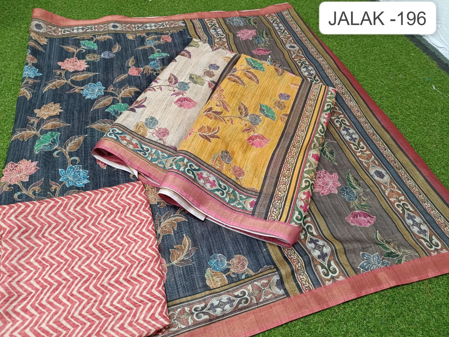 Jalak 196 Kalpveli Spun Cotton Sarees