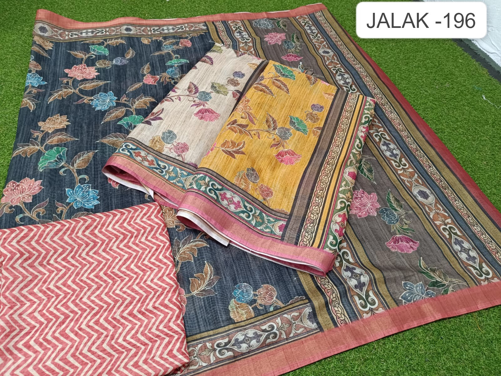 Jalak 196 Kalpveli Spun Cotton Sarees