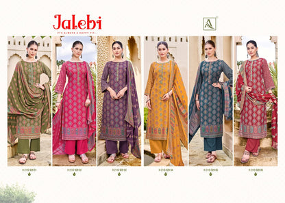 Jalebi Alok Viscose Karachi Pashmina Salwar Suits Wholesale Price