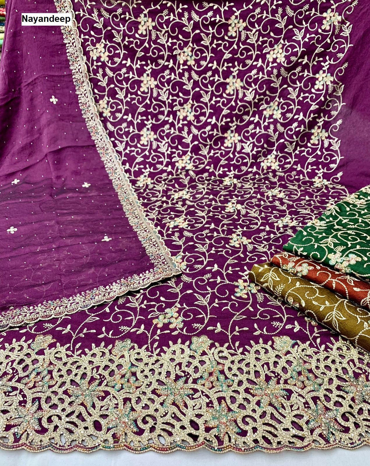 Jalpa Nayandeep Crush Salwar Suits Exporter Gujarat