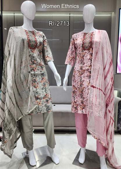 Jam Cotton 050425 Women Ethnics Readymade Pant Style Suits Supplier Ahmedabad
