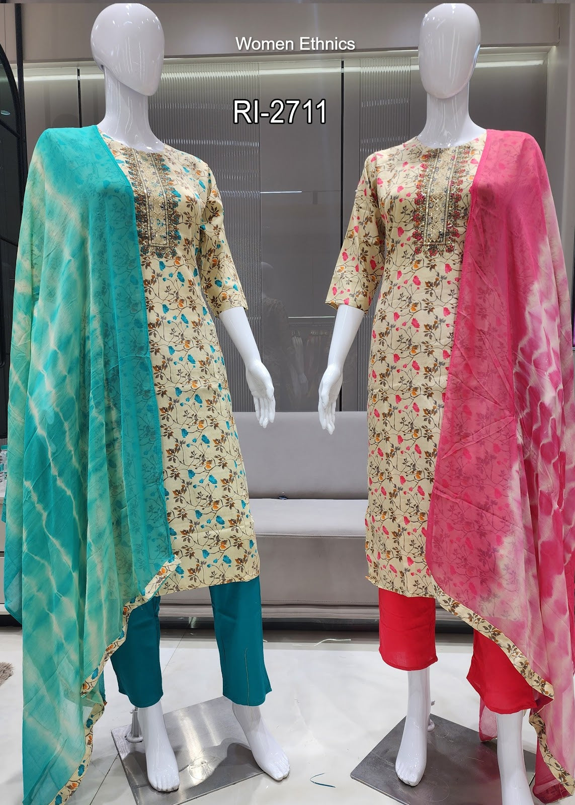 Jam Cotton 300425 Women Ethnics Readymade Pant Style Suits Wholesaler Ahmedabad
